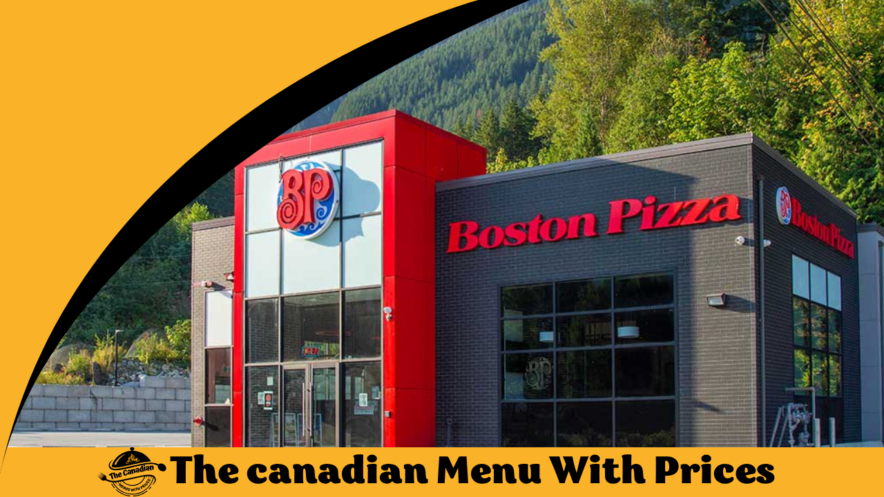 Boston Pizza Menu With Prices In Canada