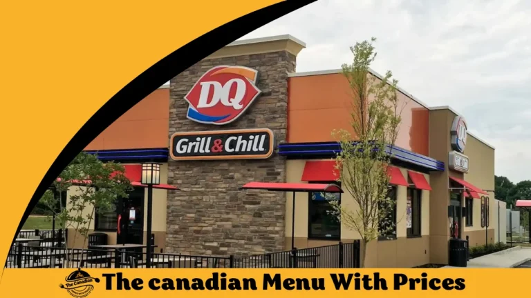 Dairy Queen Grill & Chill Menu With Prices In Canada