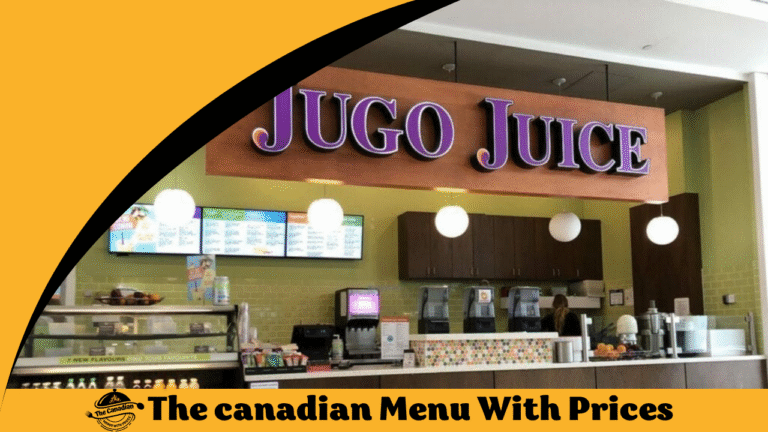 JUGO JUICE Menu With Prices In Canada